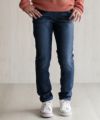 NAVY 温℃ 裏起毛 デニムスキニー キッズ商品サムネイル-10