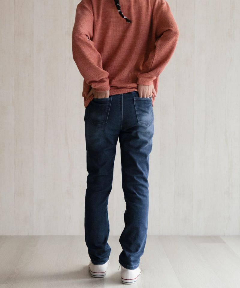 NAVY 温℃ 裏起毛 デニムスキニー キッズ商品画像-14