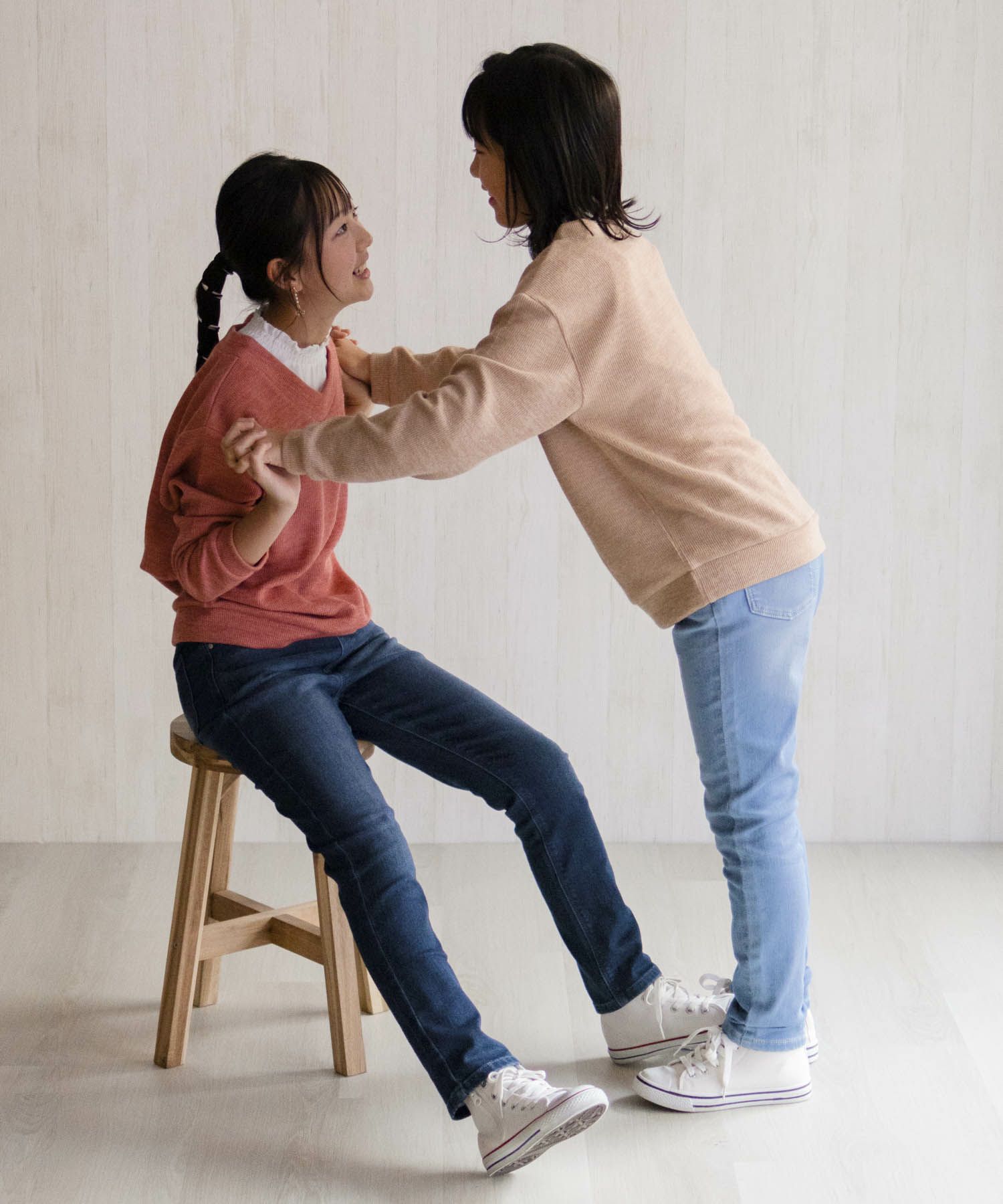 NAVY 温℃ 裏起毛 デニムスキニー キッズ商品画像-20