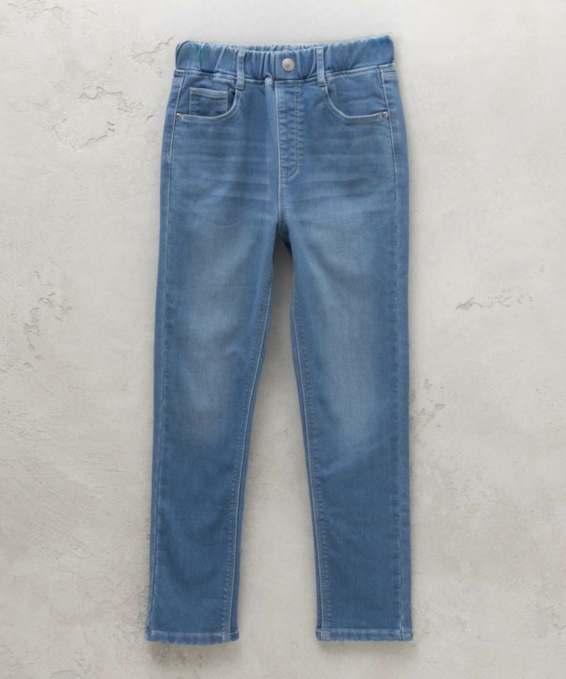 NAVY 温℃ 裏起毛 デニムスキニー キッズ商品画像-25