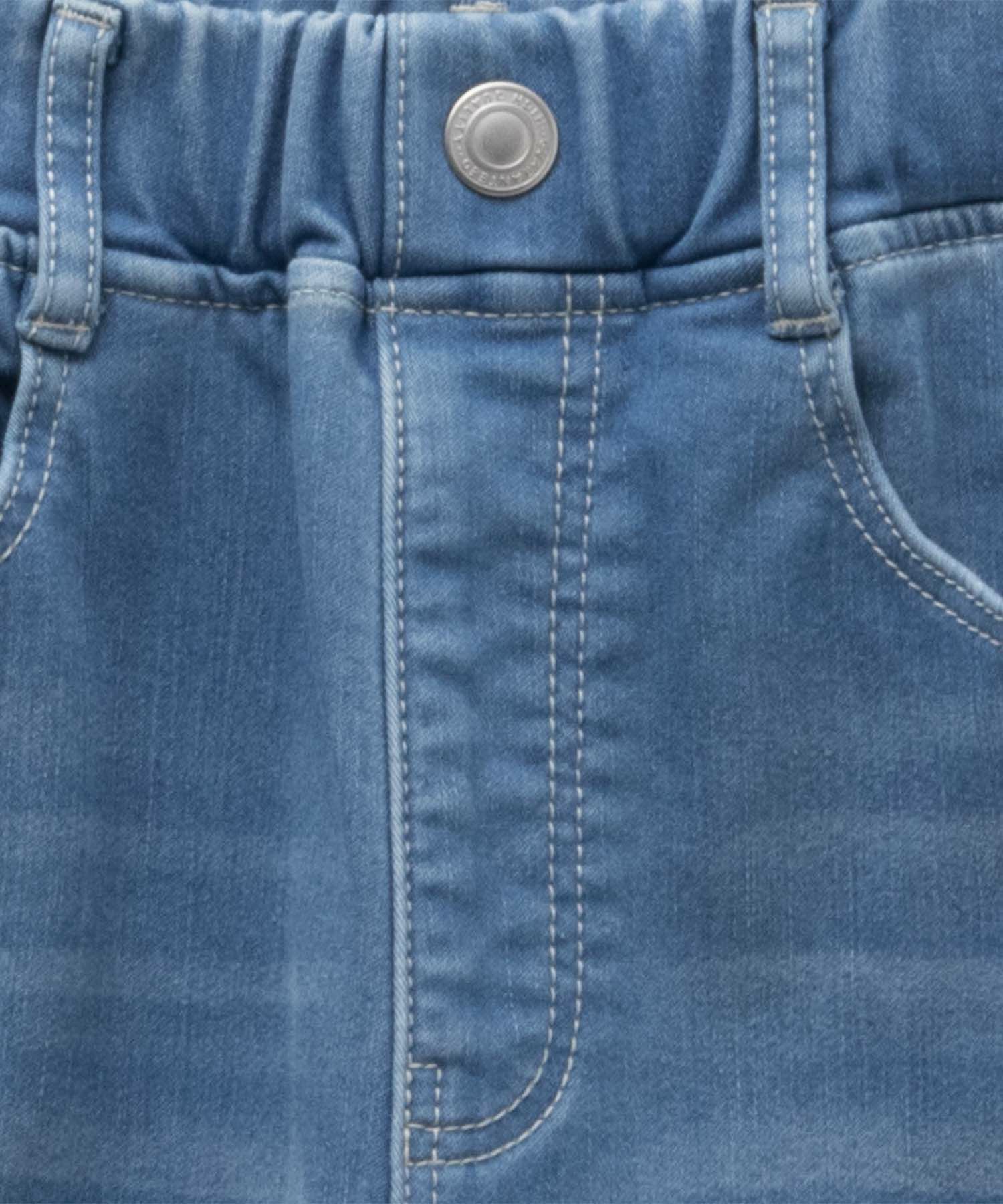 NAVY 温℃ 裏起毛 デニムスキニー キッズ商品画像-31