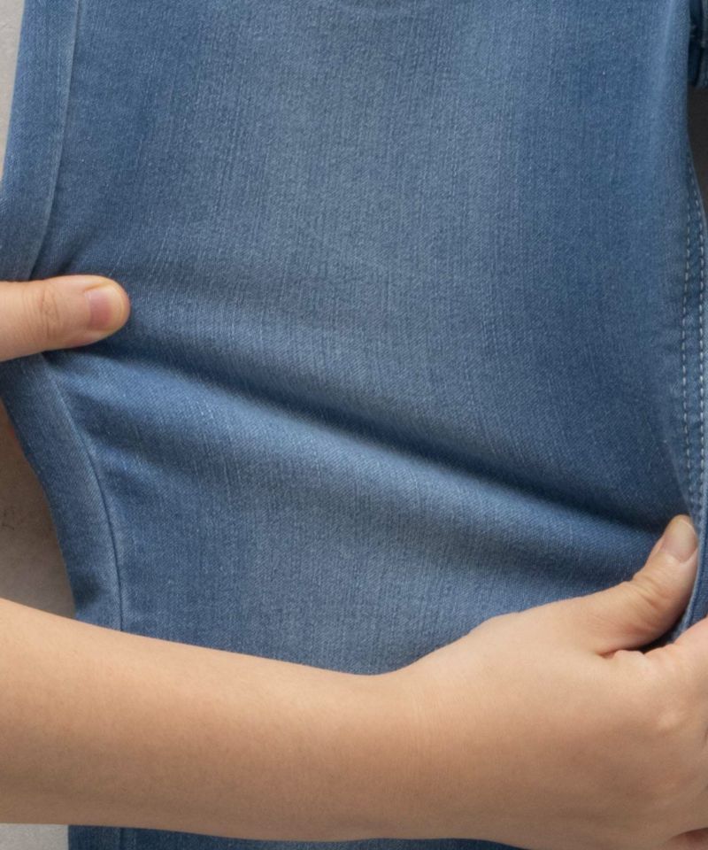 NAVY 温℃ 裏起毛 デニムスキニー キッズ商品画像-32