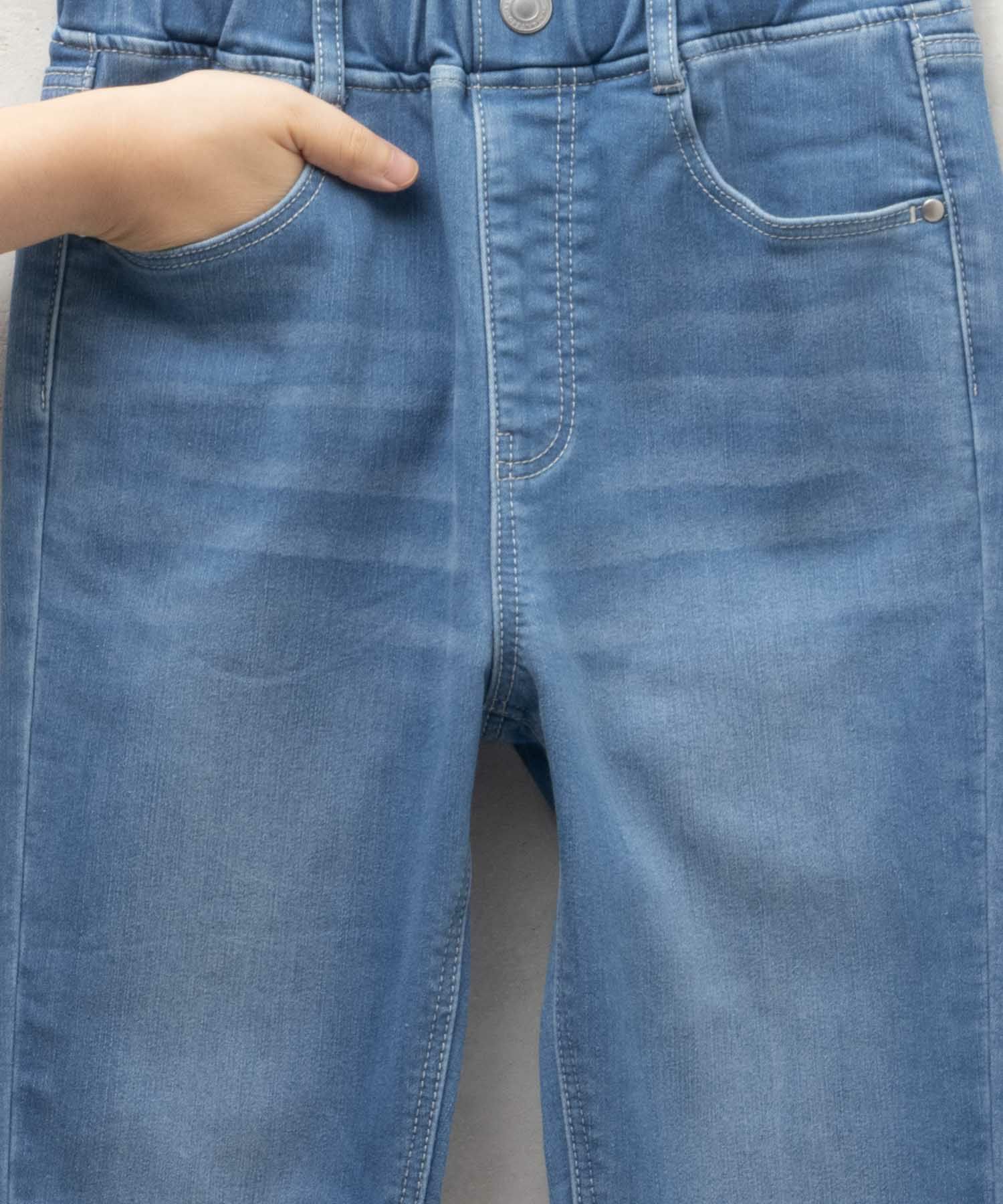 NAVY 温℃ 裏起毛 デニムスキニー キッズ商品サムネイル-33