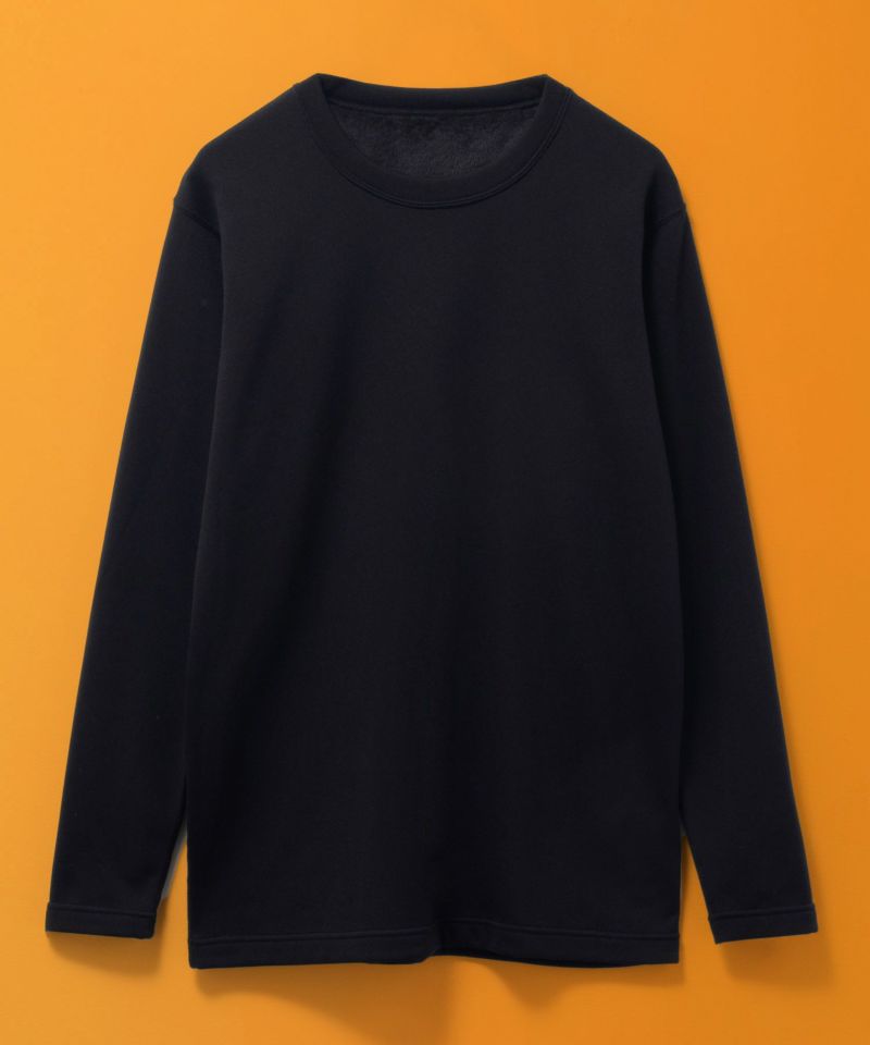 NAVY 温℃ 裏シャギークルーネック長袖インナー メンズ メール便 対応商品商品画像-1