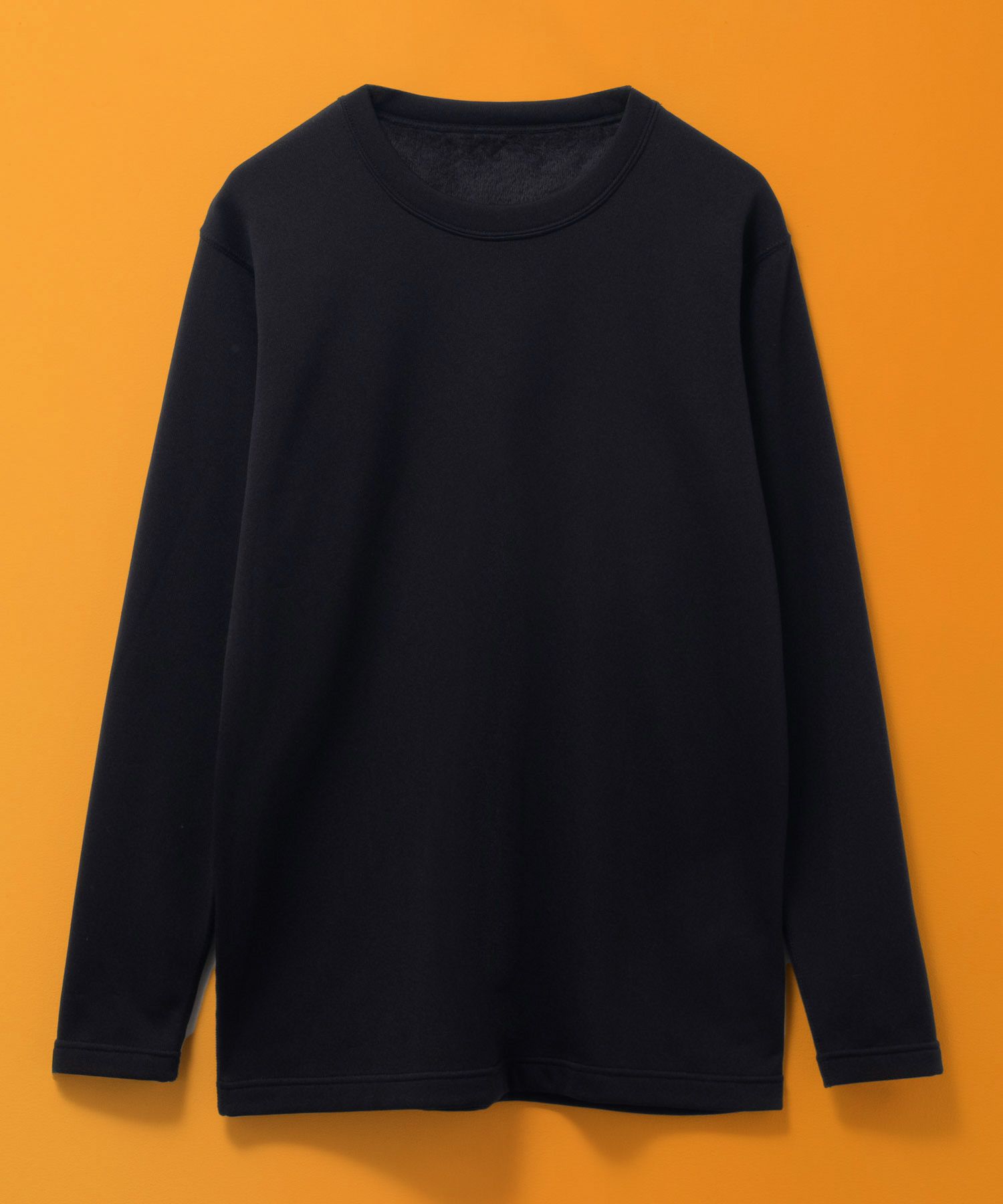 NAVY 温℃ 裏シャギークルーネック長袖インナー メンズ ネコポス 対応商品