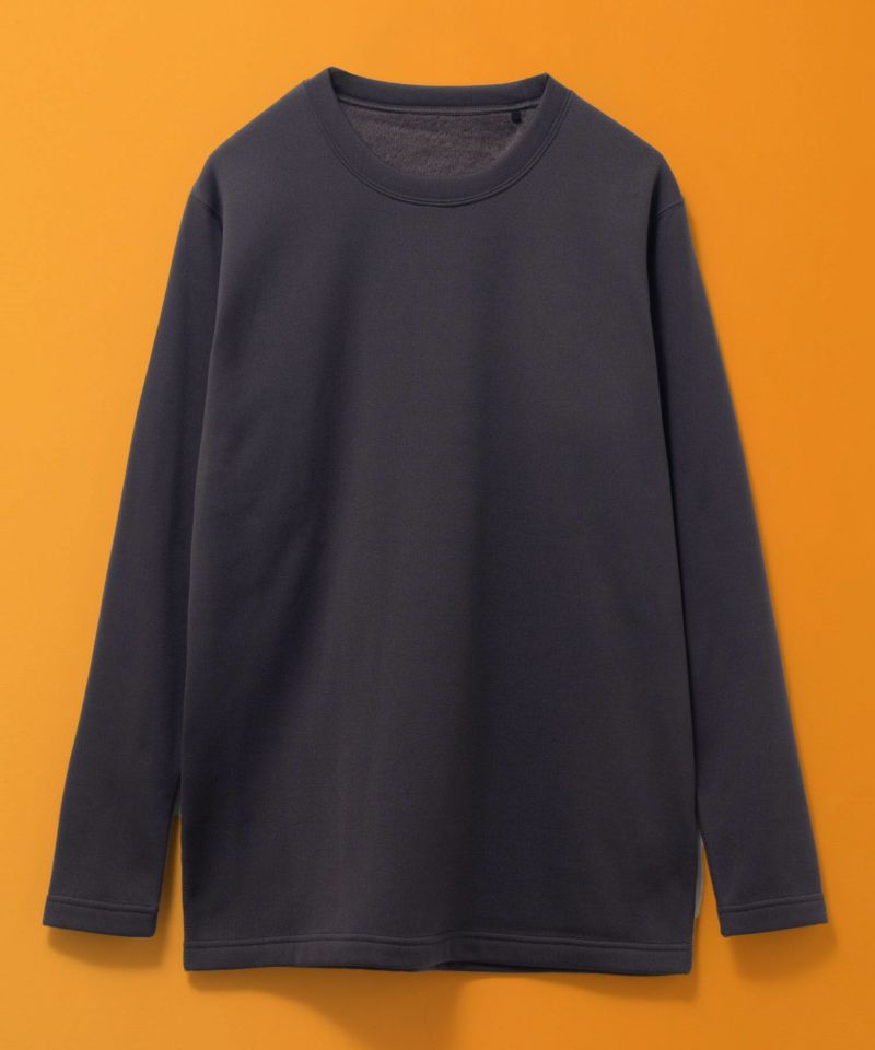NAVY 温℃ 裏シャギークルーネック長袖インナー メンズ メール便 対応商品商品画像-3