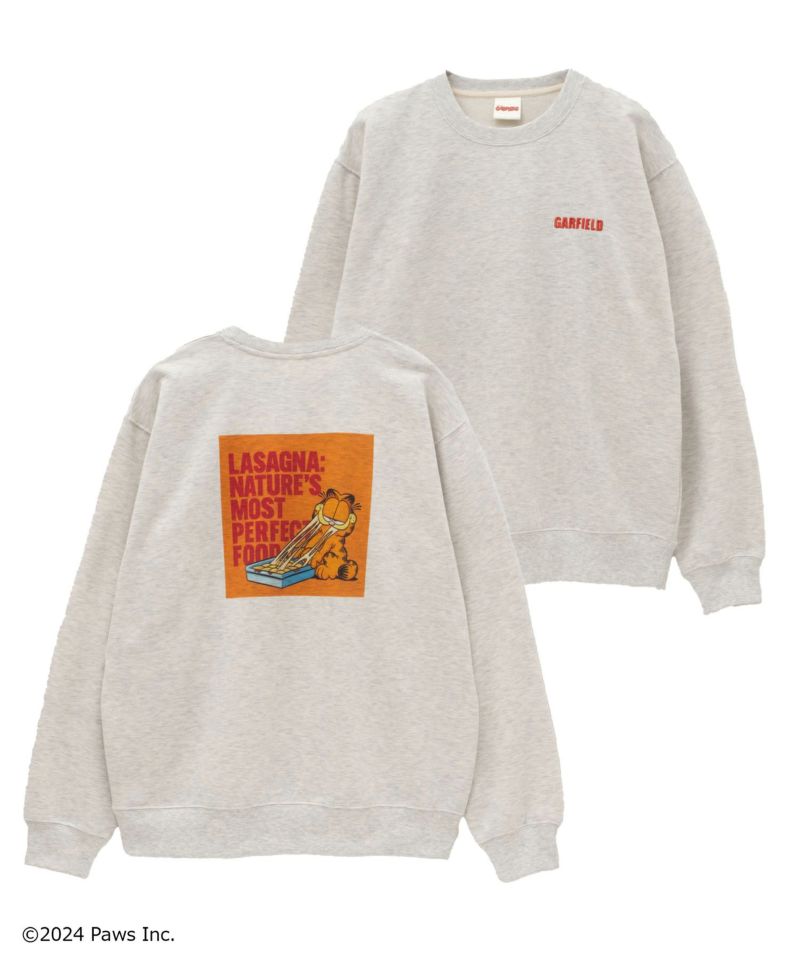 ガーフィールド スウェットクルーネック メンズ商品画像-2