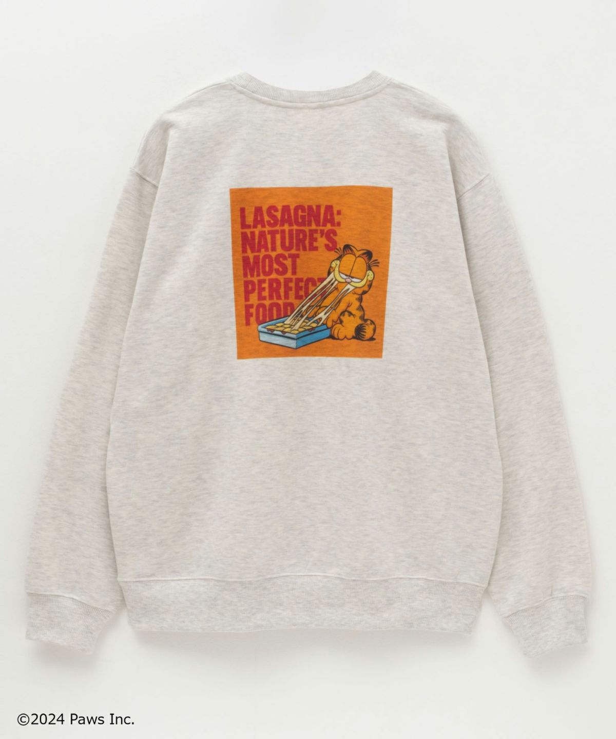 ガーフィールド スウェットクルーネック メンズ