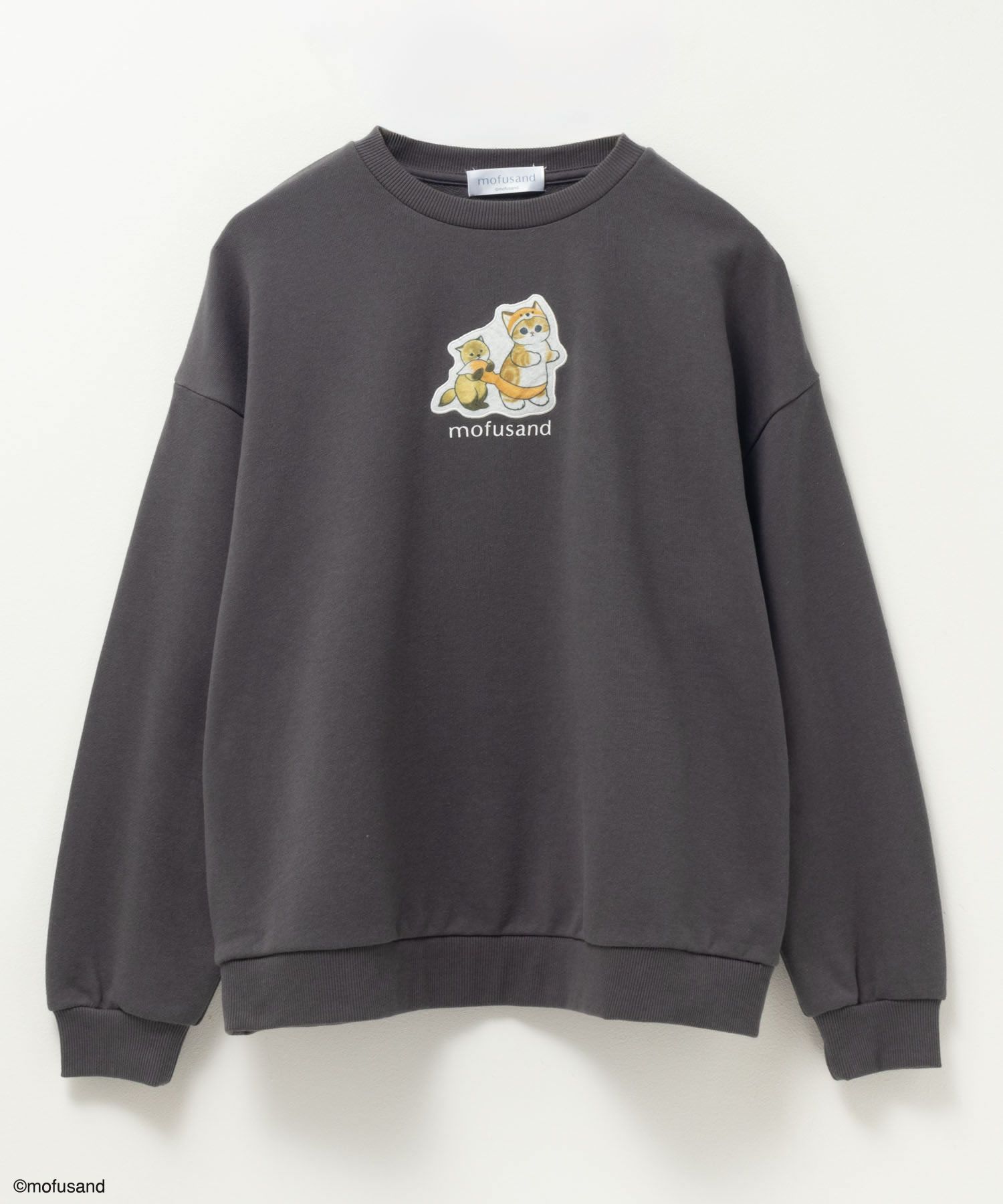 mofusand フォックスプリントトレーナー レディース