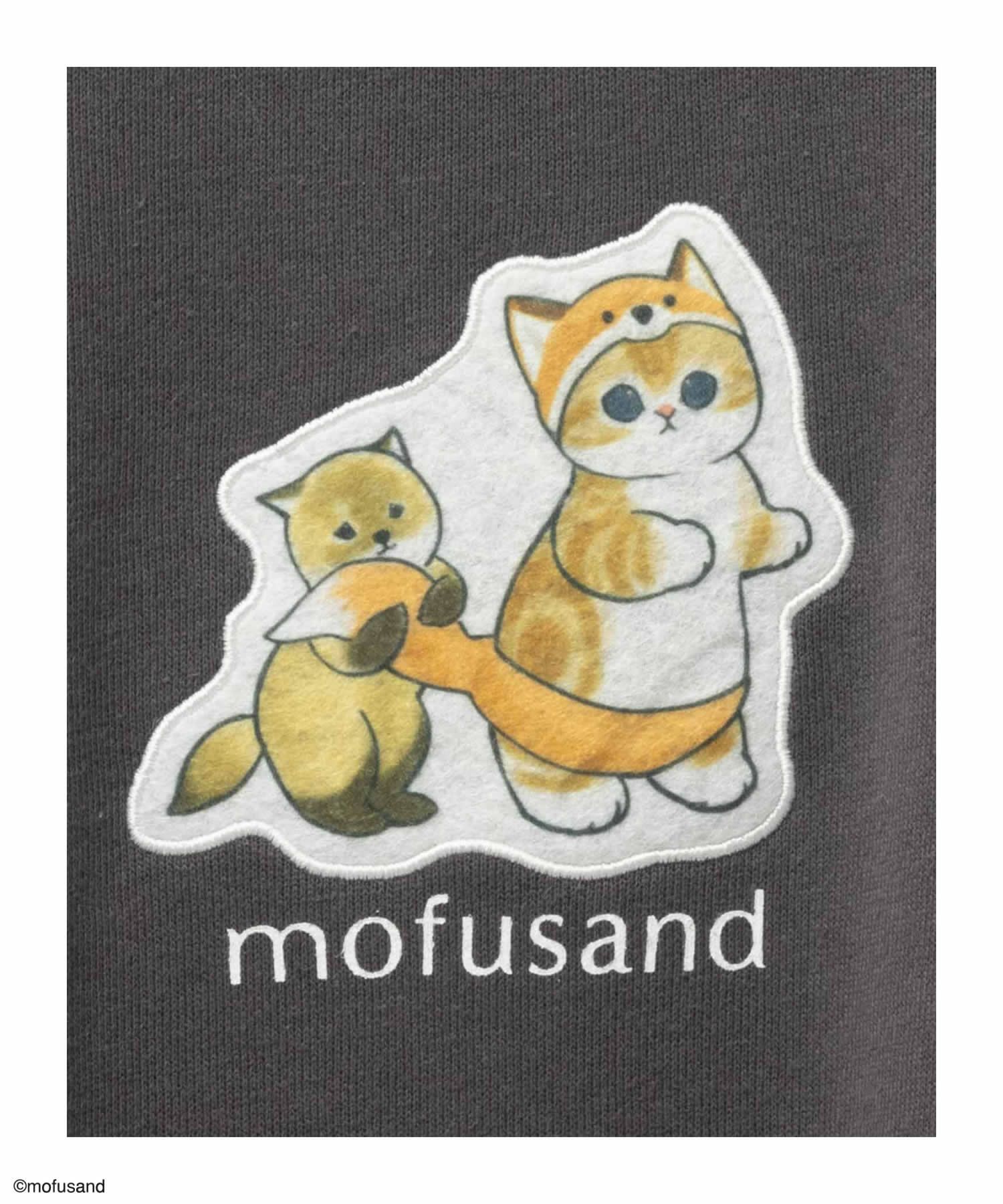 mofusand フォックスプリントトレーナー レディース商品画像-9