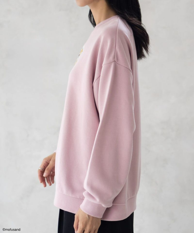 [期間限定価格]mofusand ハートプリントトレーナー レディース商品画像-5