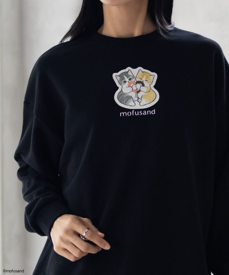 [期間限定価格]mofusand ハートプリントトレーナー レディース商品画像-8