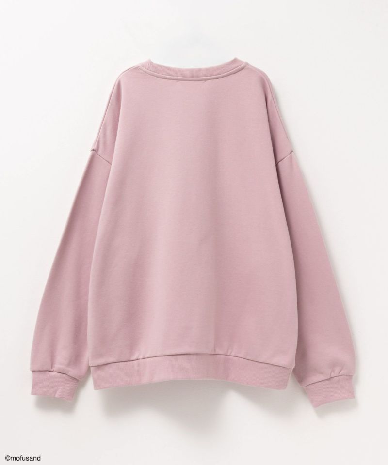 mofusand ハートプリントトレーナー レディース商品画像-11