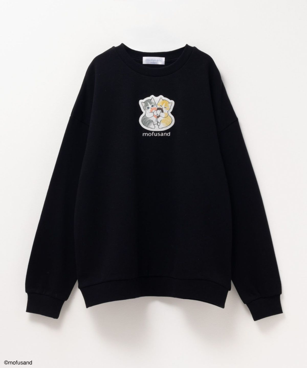 mofusand ハートプリントトレーナー レディース