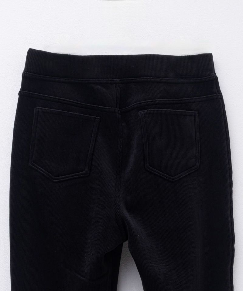 nAvy 温℃裏ベロアスリムパンツ レディース