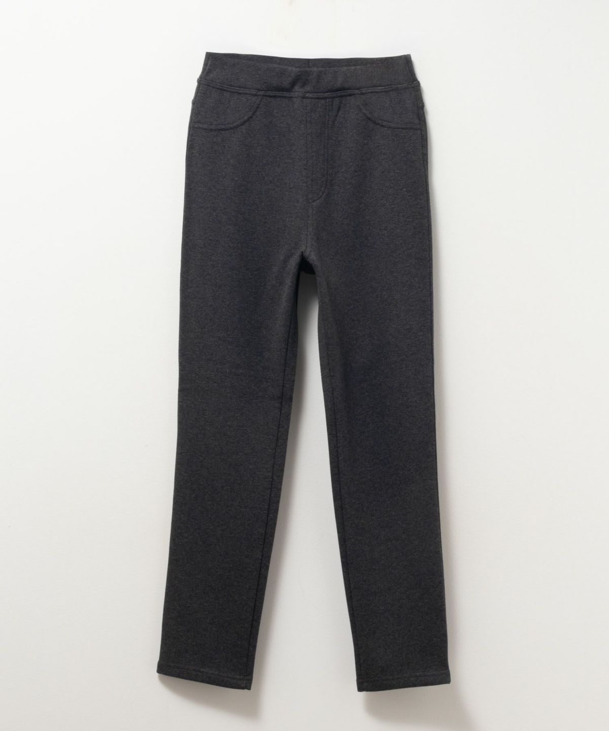 nAvy 温℃裏シャギースリムストレートパンツ レディース