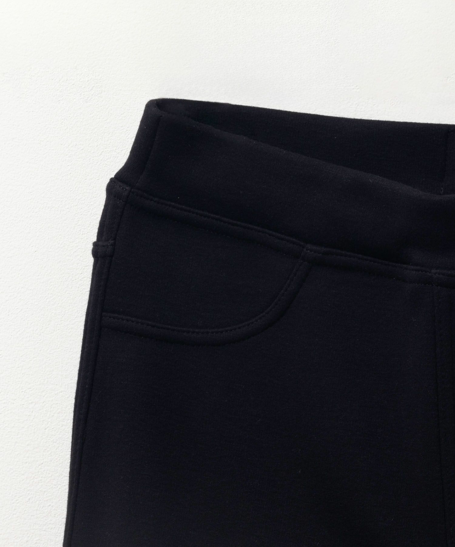 nAvy 温℃裏シャギースリムストレートパンツ レディース