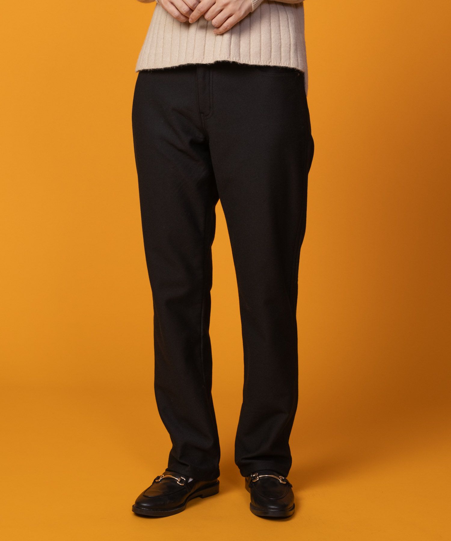 nAvy 温℃ 裏起毛ストレートパンツ レディース商品サムネイル-1