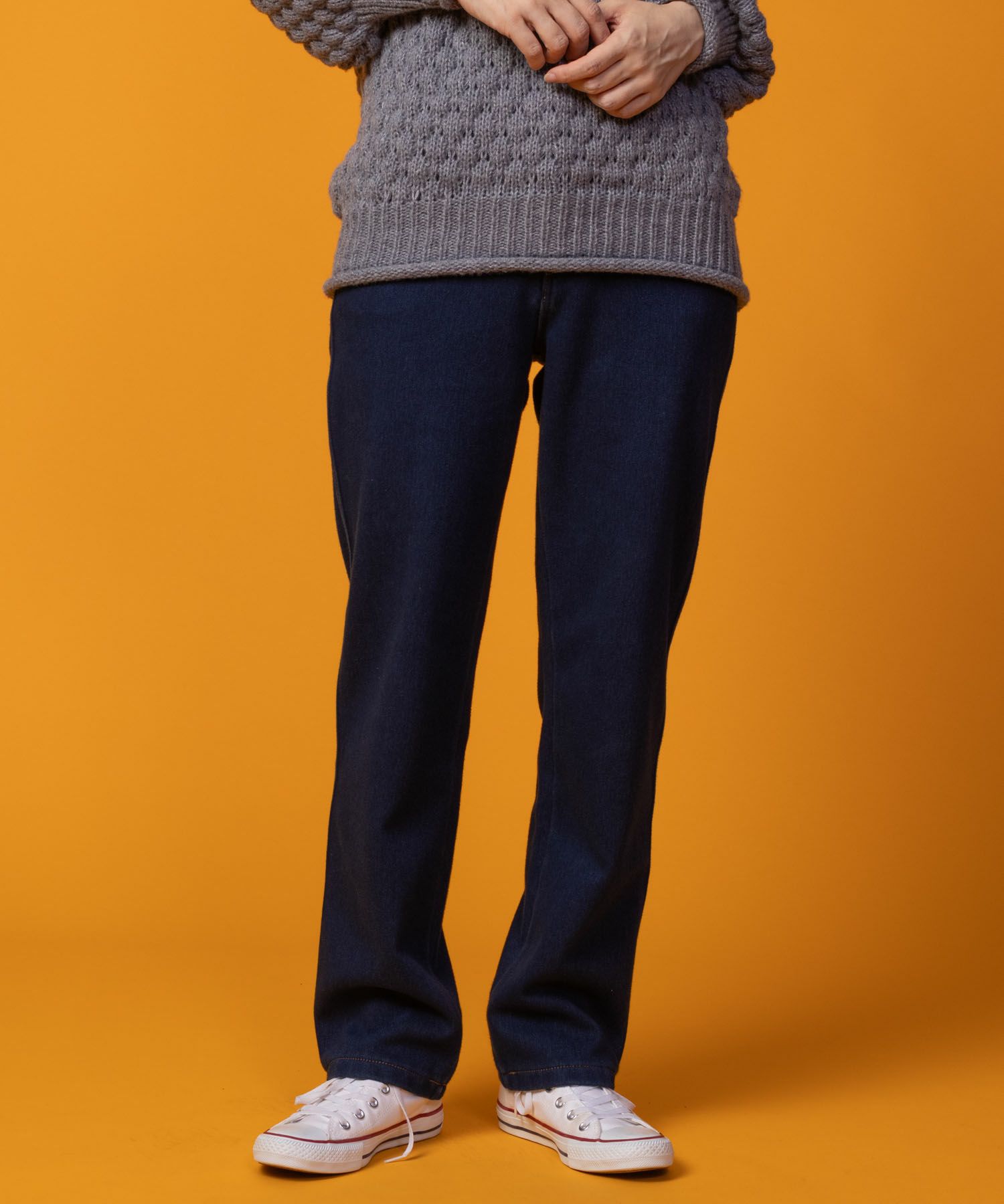 nAvy 温℃ 裏起毛ストレートパンツ レディース商品サムネイル-2