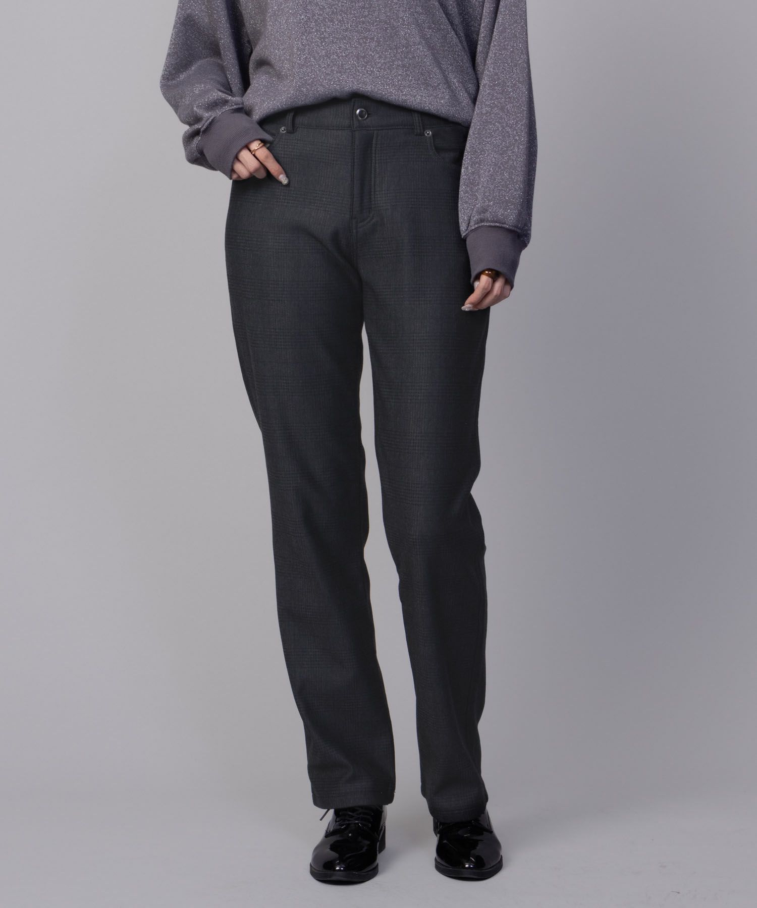 nAvy 温℃ 裏起毛ストレートパンツ レディース商品サムネイル-6