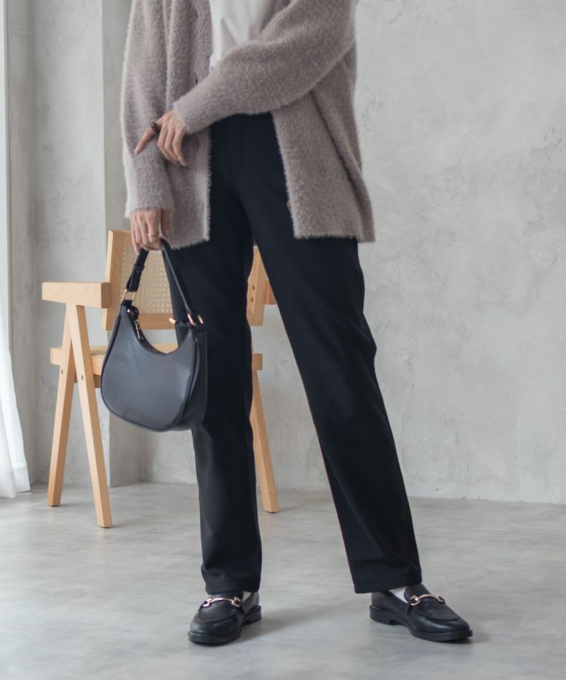 nAvy 温℃ 裏起毛ストレートパンツ レディース商品画像-15