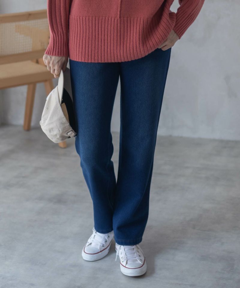 nAvy 温℃ 裏起毛ストレートパンツ レディース商品画像-21