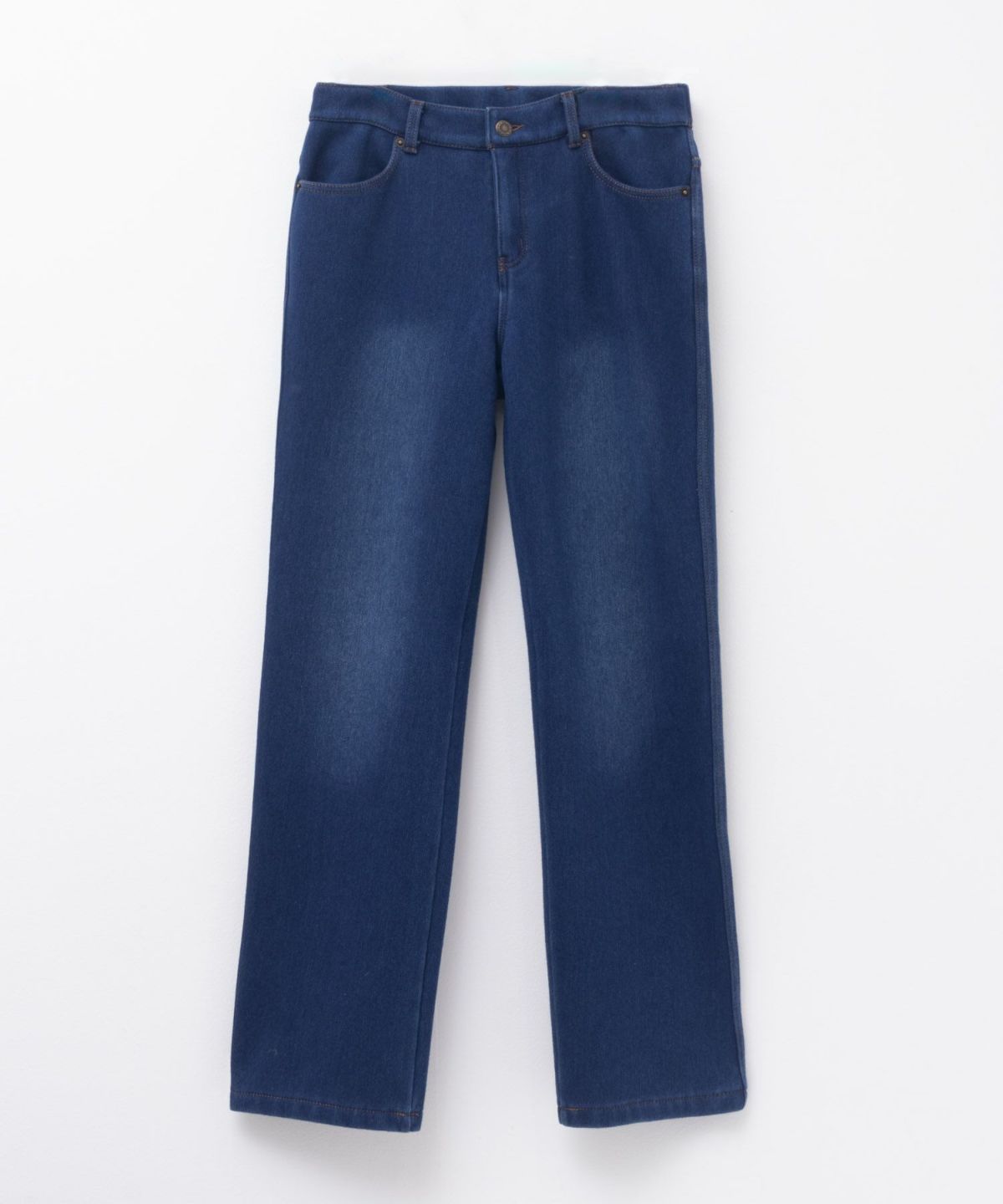 nAvy 温℃裏起毛ストレートパンツ レディース