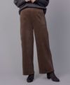 nAvy 温℃裏ベロアワイドパンツ レディース