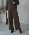 nAvy 温℃ 裏ベロア セミワイドパンツ レディース商品サムネイル-18