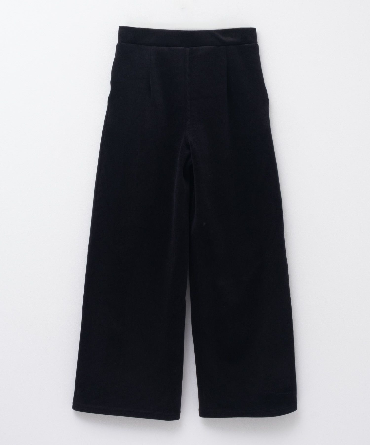 nAvy 温℃裏ベロアワイドパンツ レディース