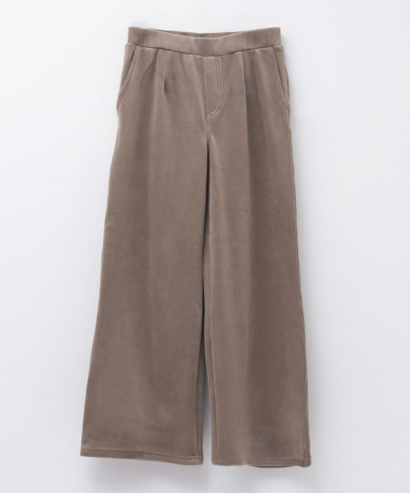 nAvy 温℃ 裏ベロア セミワイドパンツ レディース商品画像-22