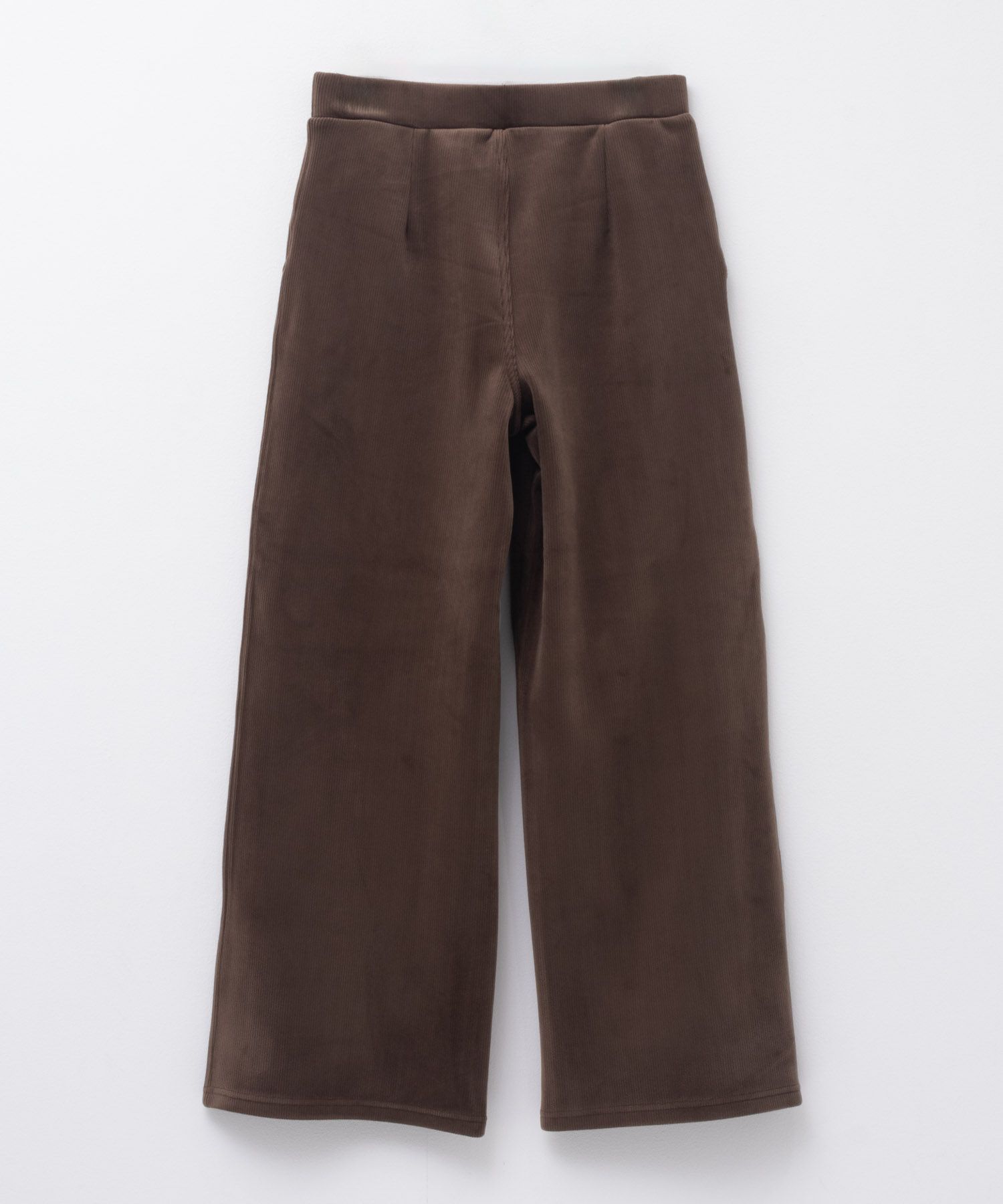 nAvy 温℃裏ベロアワイドパンツ レディース