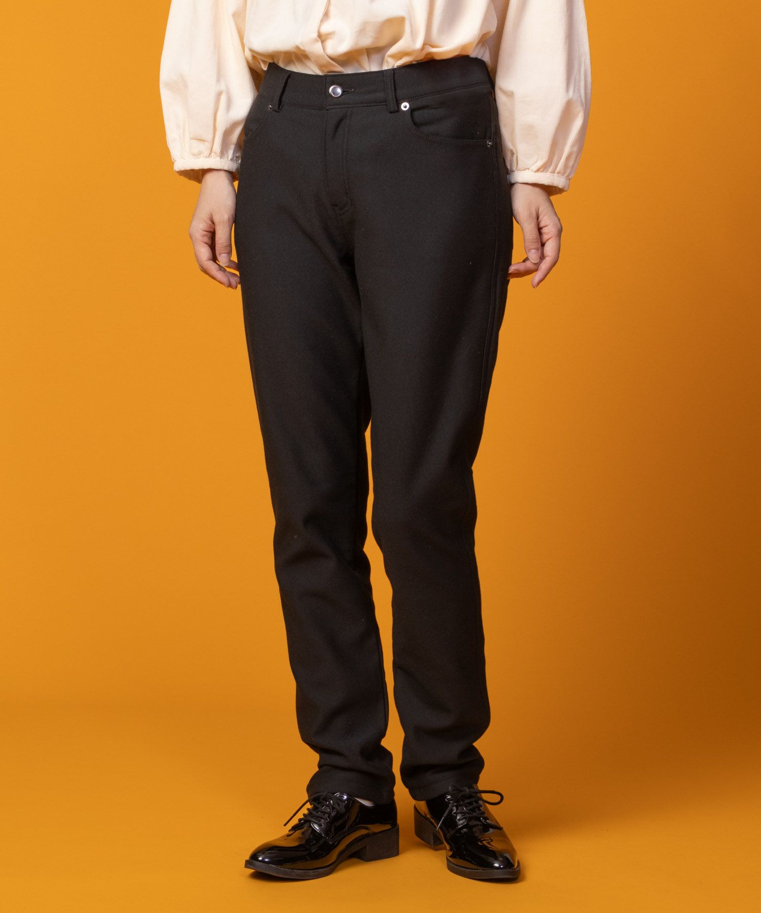 nAvy 温℃ 裏起毛スリムパンツ レディース商品サムネイル-1