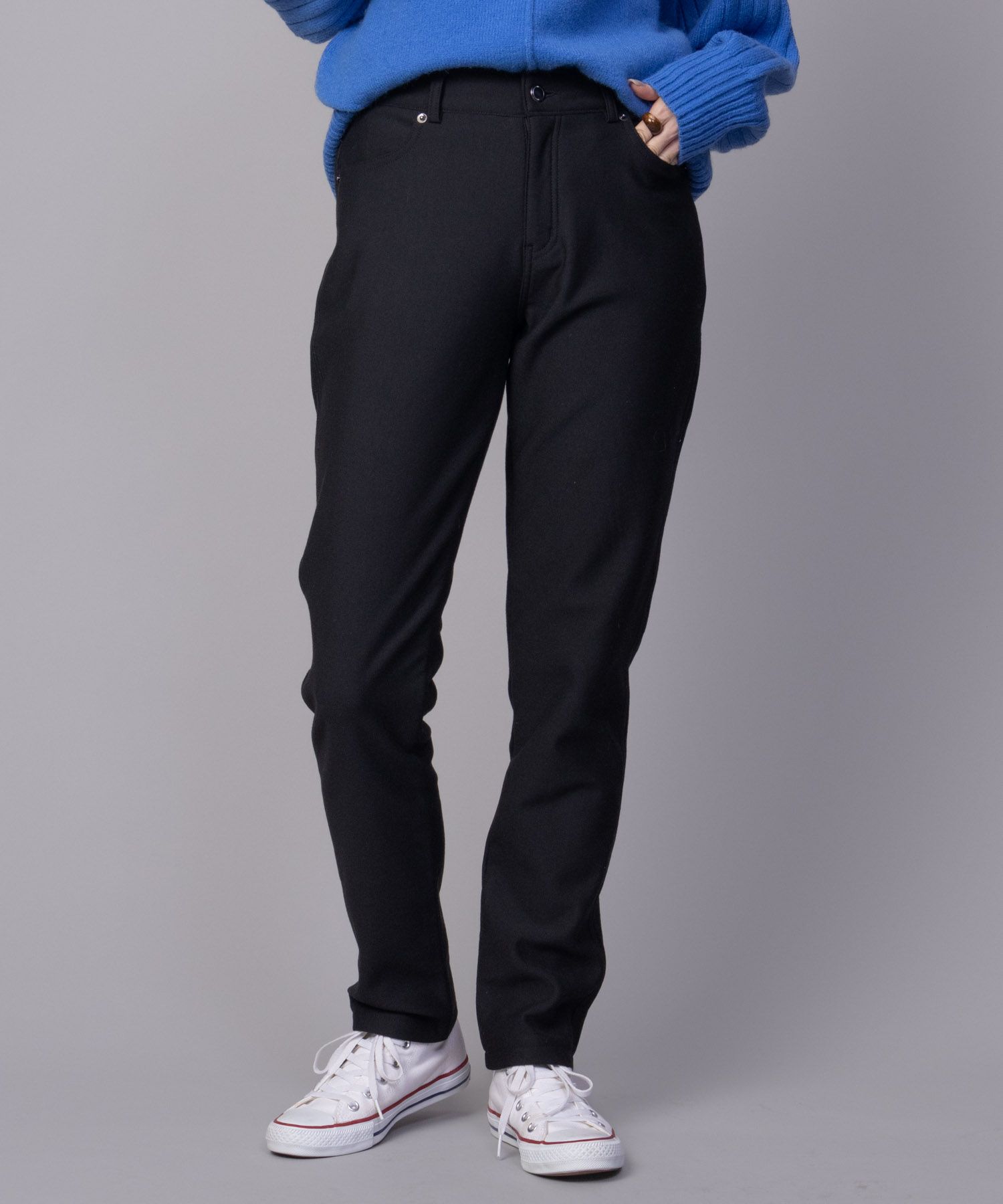 nAvy 温℃裏起毛スリムパンツ レディース