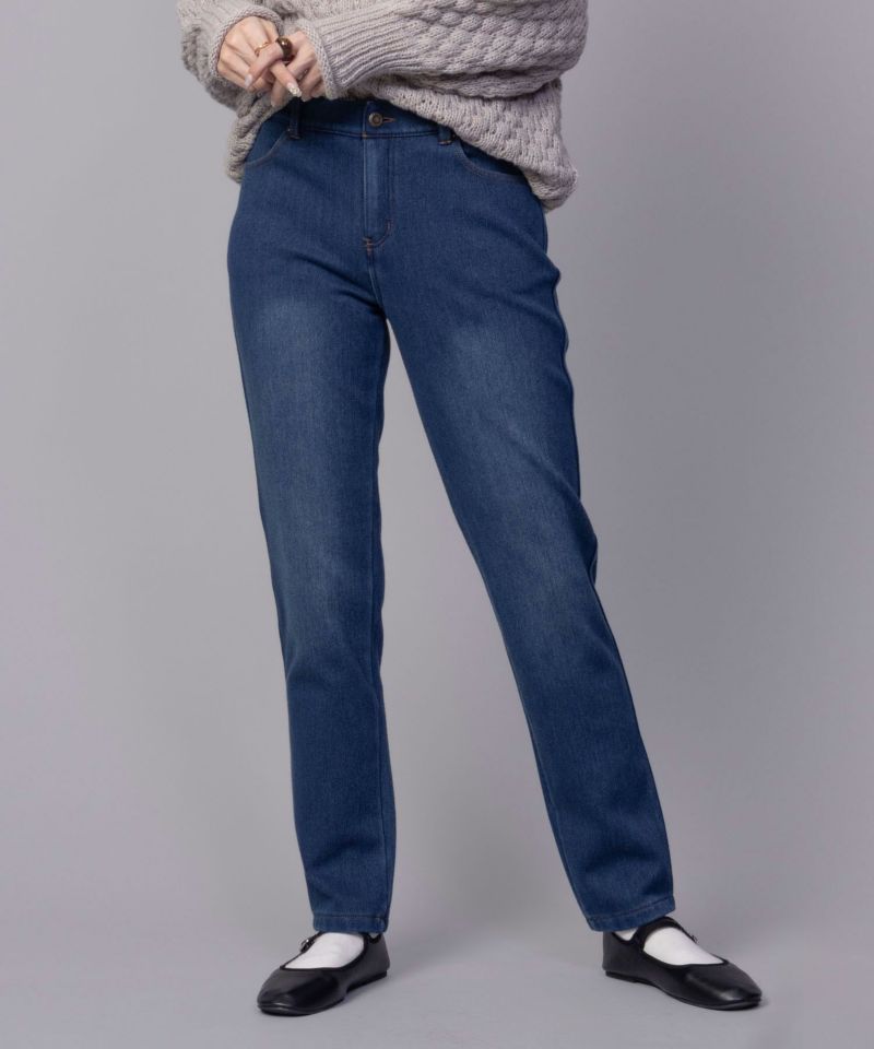 nAvy 温℃ 裏起毛スリムパンツ レディース商品画像-7