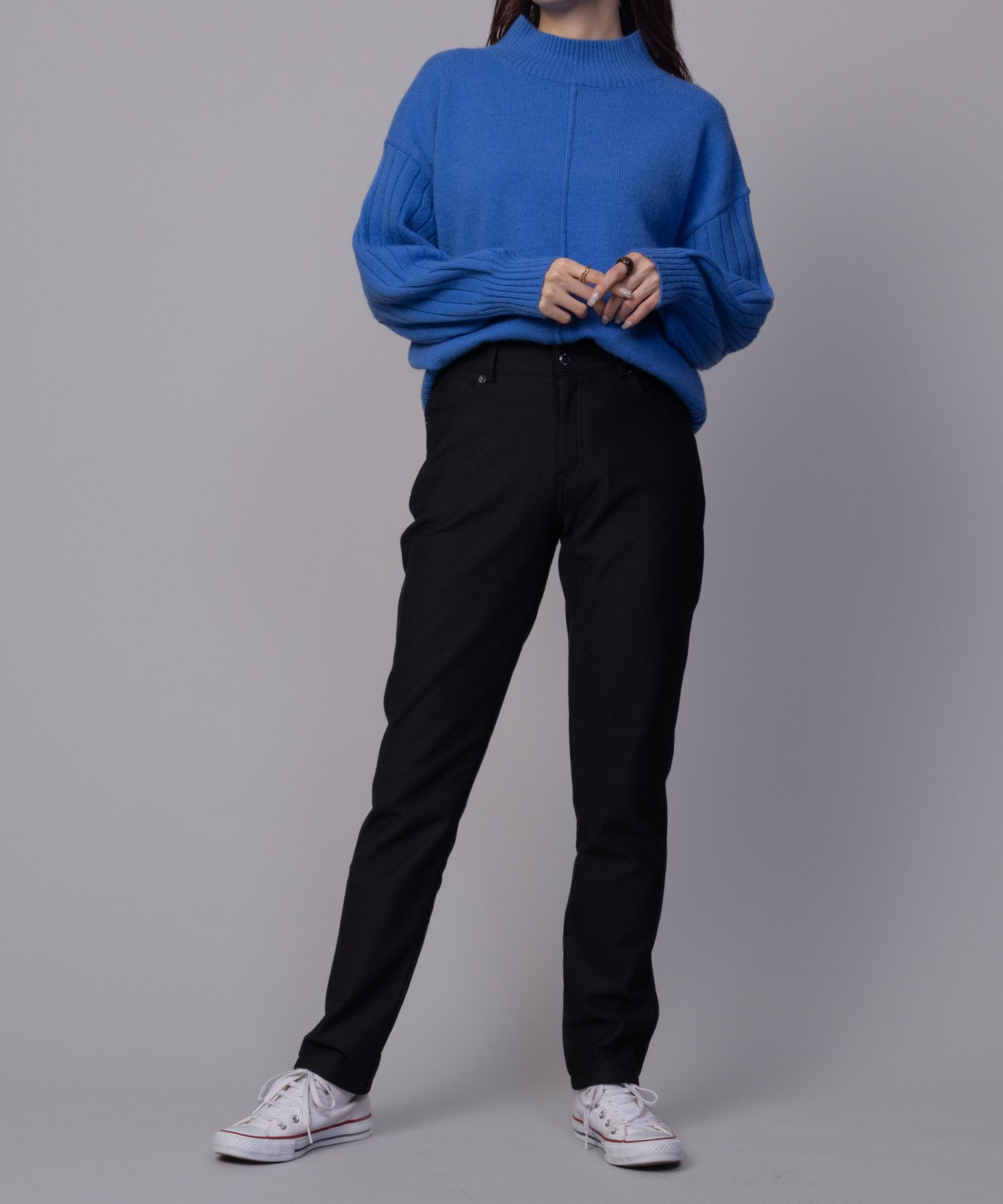 nAvy 温℃裏起毛スリムパンツ レディース