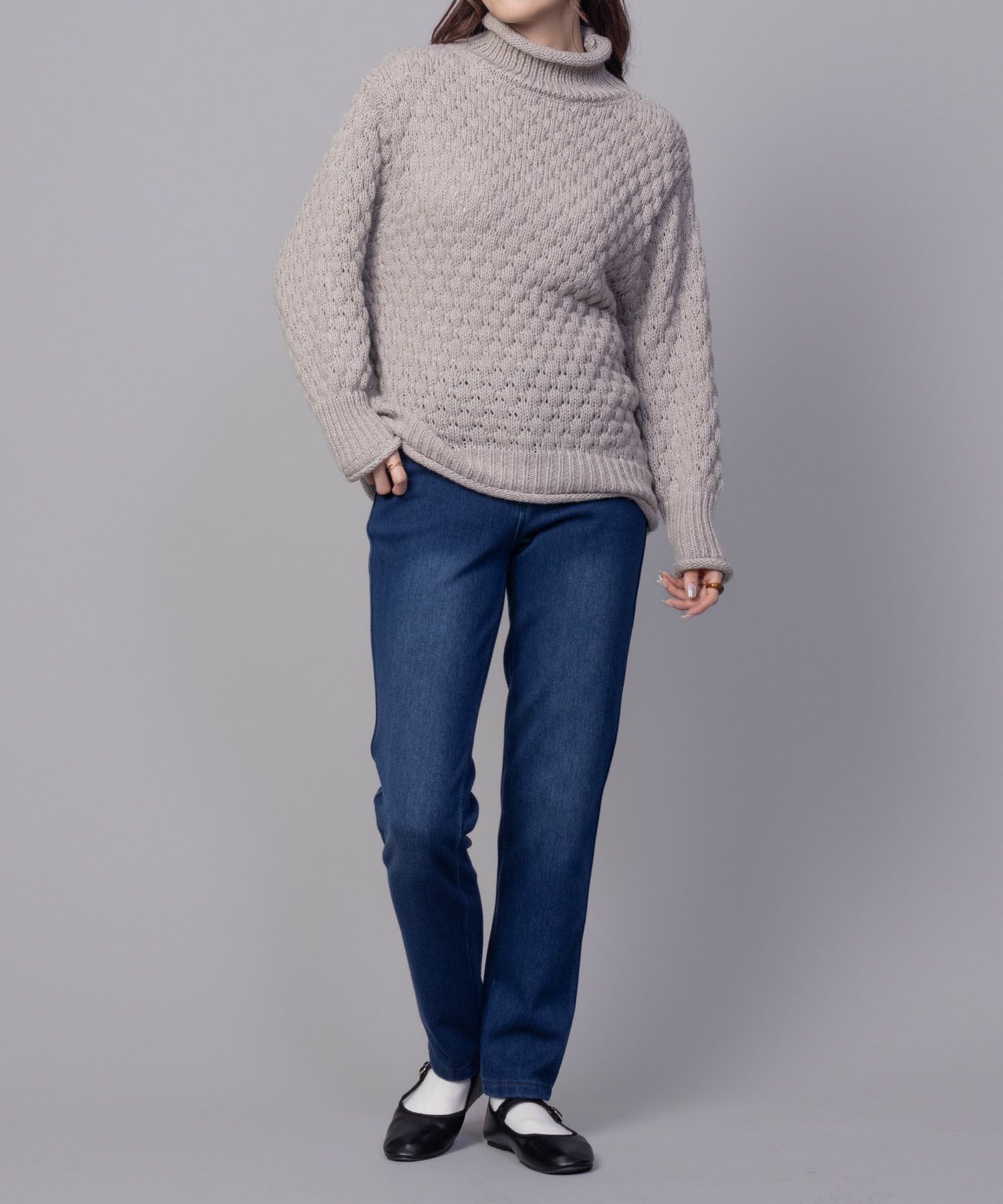 nAvy 温℃裏起毛スリムパンツ レディース