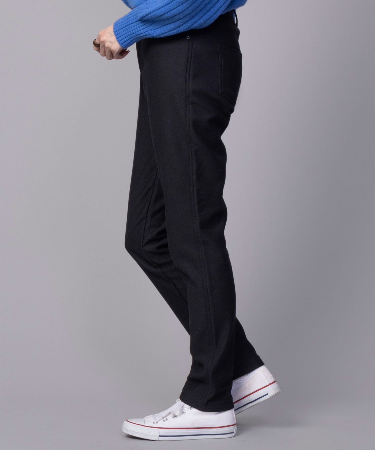 nAvy 温℃裏起毛スリムパンツ レディース