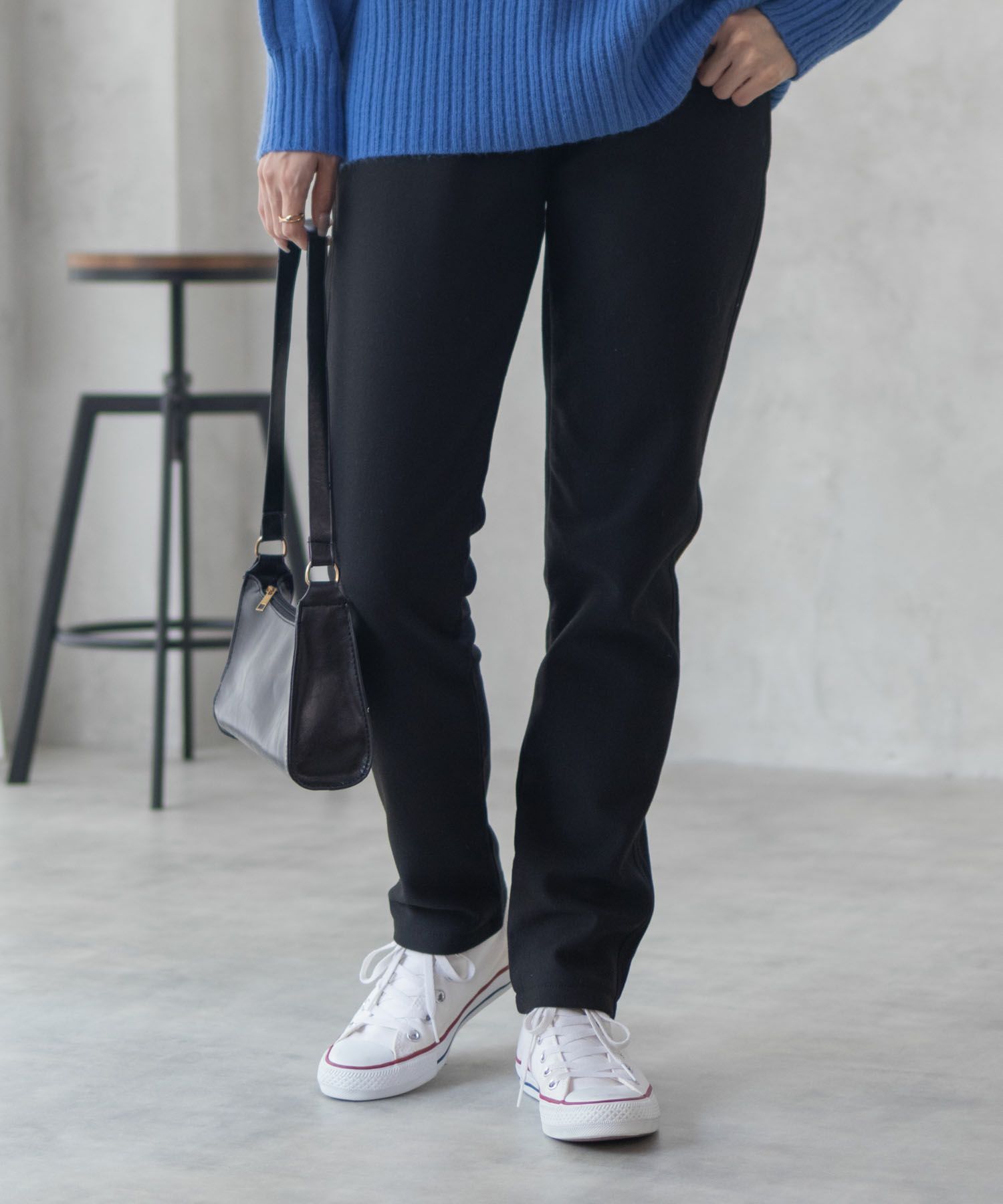 nAvy 温℃裏起毛スリムパンツ レディース