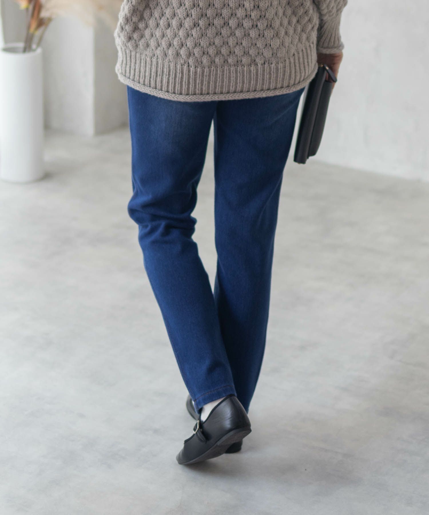 nAvy 温℃ 裏起毛スリムパンツ レディース商品画像-18