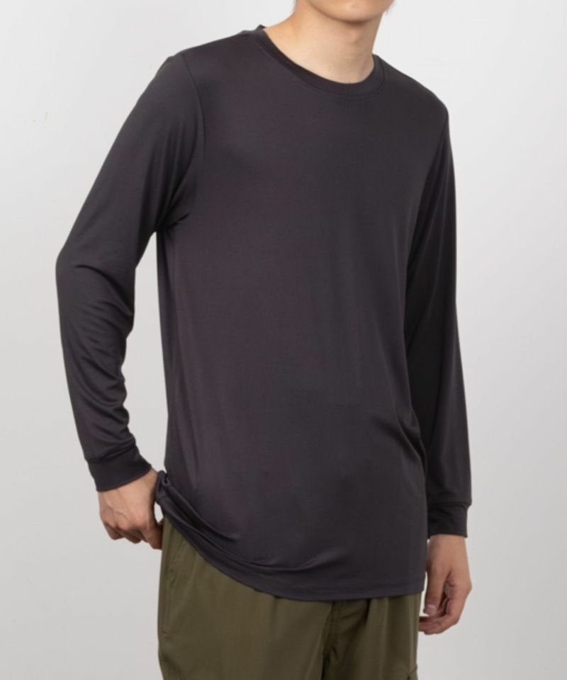 [期間限定価格]MAC HEAT  クルーネックインナーTシャツ9分袖 メンズ メール便 対応商品商品画像-2