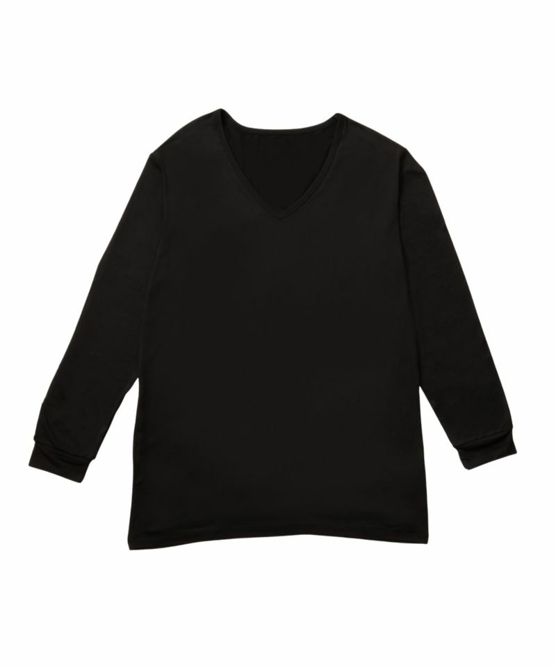[期間限定価格]MAC HEAT  VネックインナーTシャツ9分袖 メンズ メール便 対応商品商品画像-6