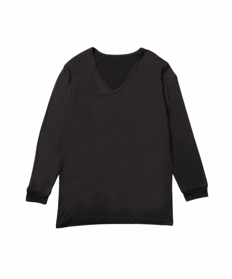 [期間限定価格]MAC HEAT  VネックインナーTシャツ9分袖 メンズ メール便 対応商品商品画像-7