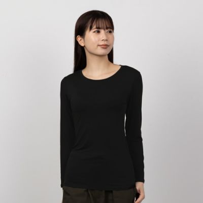MAC HEAT  クルーネックインナーTシャツ10分袖 レディース ネコポス 対応商品