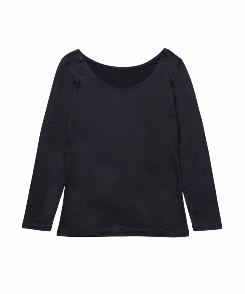 [期間限定価格]MAC HEAT  UネックインナーTシャツ8分袖 レディース メール便 対応商品商品画像-5