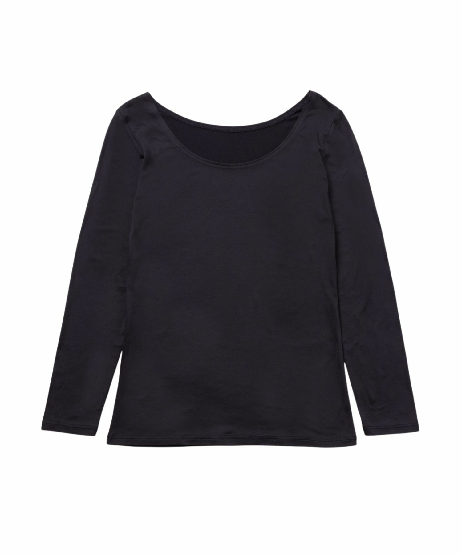 MAC HEAT  UネックインナーTシャツ8分袖 レディース メール便 対応商品商品画像-5