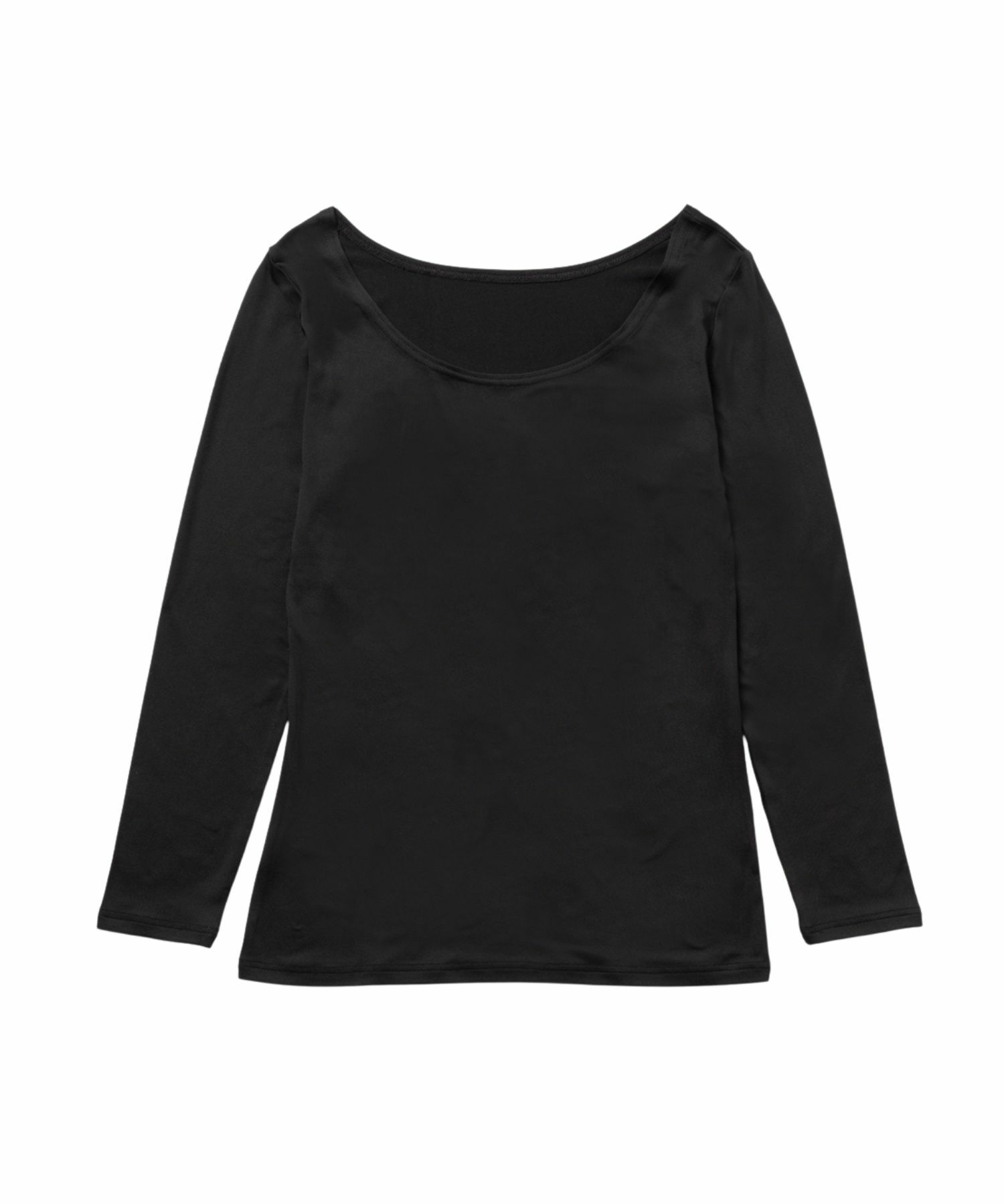 MAC HEAT UネックインナーTシャツ8分袖 レディース ネコポス 対応商品