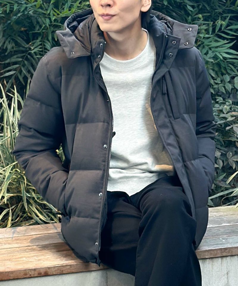 NAVY  プレミアムダウンジャケット メンズ商品画像-1