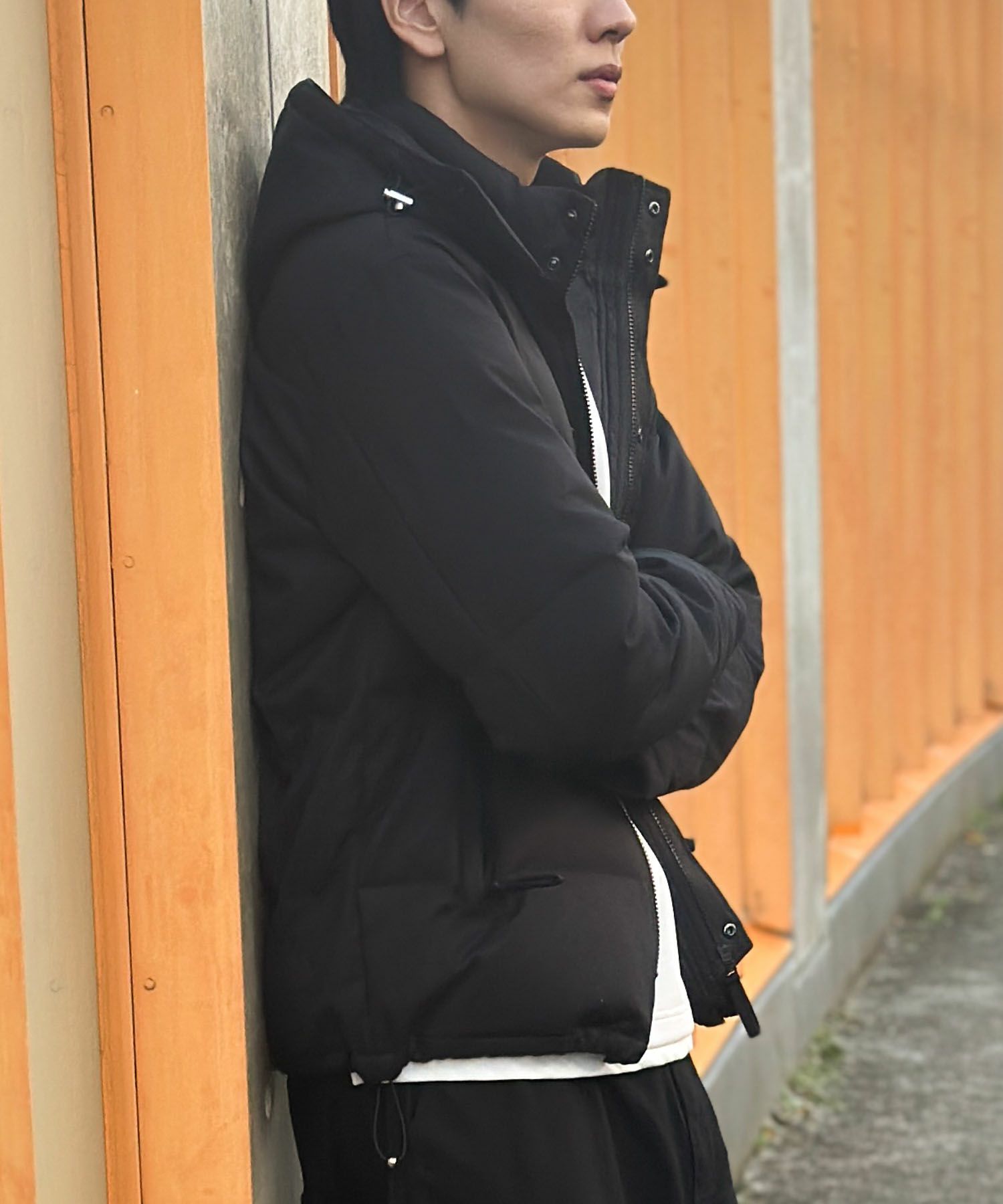 NAVY  プレミアムダウンジャケット メンズ商品サムネイル-7