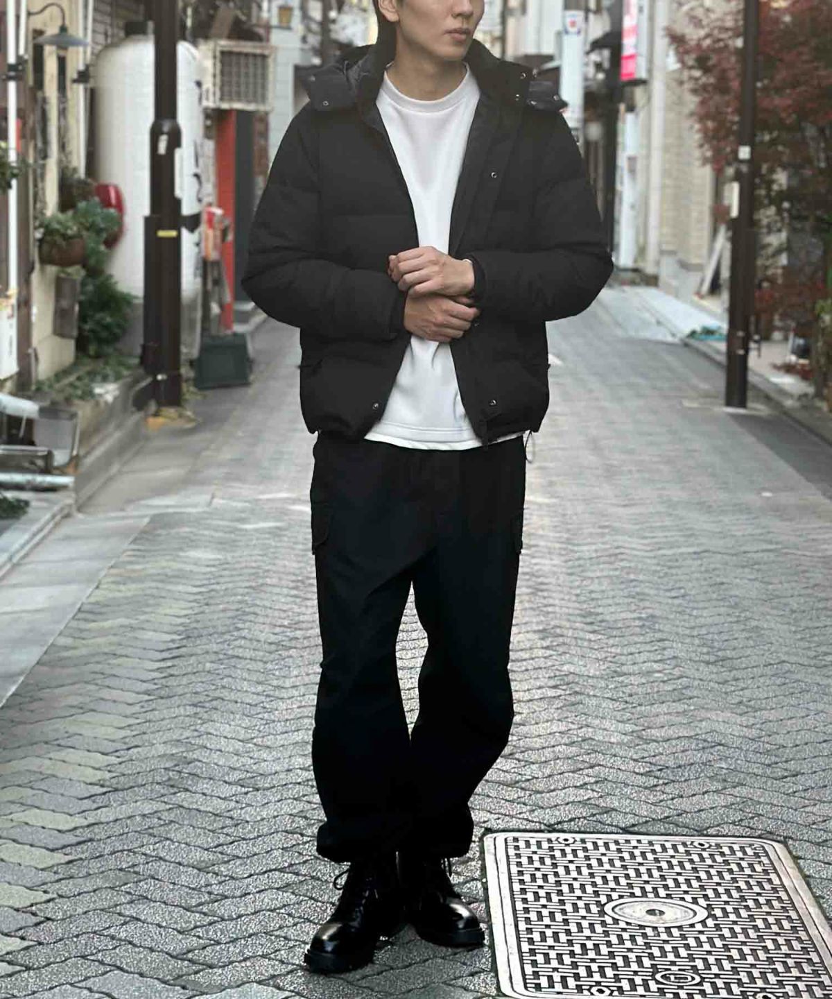 NAVY プレミアムダウンジャケット メンズ